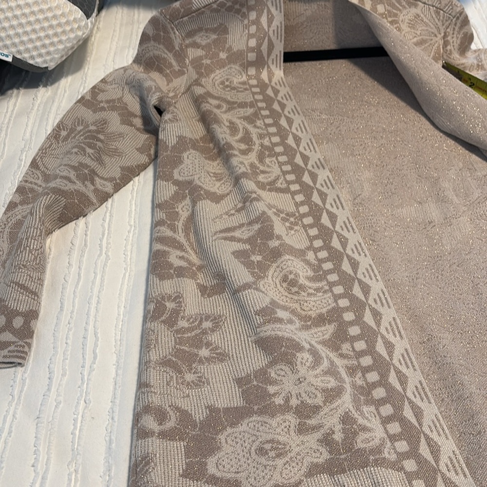 NWOT Soft Surroundings Ivy Shimmer Long Cardigan - XS - Picture 11 of 12